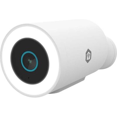 Nedis SmartLife Aussenkamera Wi-Fi Spotlight 3MP Full HD 1296p IP65 Cloud Storage (optional (1296p), Caméra réseau, Blanc Nedis SmartLife Aussenkamera Wi-Fi Spotlight 3MP Full HD 1296p IP65 Cloud Storage (optional (1296p), Caméra réseau, Blanc