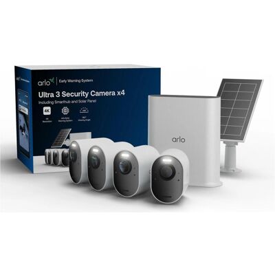 Arlo Ultra 3 (3840 x 2160 pixels), Caméra réseau, Blanc Arlo Ultra 3 (3840 x 2160 pixels), Caméra réseau, Blanc
