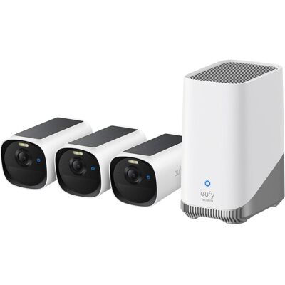 Kit de 3 caméras eufyCam E40 - Caméra de sécurité extérieure - 2K Kit de 3 caméras eufyCam E40 - Caméra de sécurité extérieure - 2K