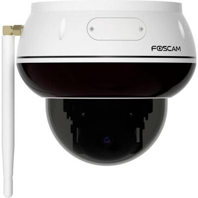 Foscam D8T white 4K 8MP Aussen-Überwachungskamera WLAN Dome IP66 PTZ WiFi 6 (3840 x 2160 pixels), Caméra réseau, Blanc Foscam D8T white 4K 8MP Aussen-Überwachungskamera WLAN Dome IP66 PTZ WiFi 6 (3840 x 2160 pixels), Caméra réseau, Blanc