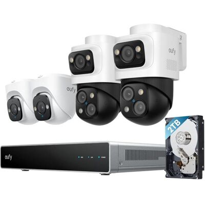 Système de Sécurité Eufy NVR S4 Bullet - Caméra IP 4K Intérieur & Extérieur Système de Sécurité Eufy NVR S4 Bullet - Caméra IP 4K Intérieur & Extérieur