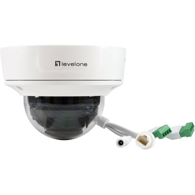 LevelOne IPCam FCS-3098 Z 4x Dome Out 8MP H.265 IR 13W P (3840 x 2160 pixels), Caméra réseau, Blanc LevelOne IPCam FCS-3098 Z 4x Dome Out 8MP H.265 IR 13W P (3840 x 2160 pixels), Caméra réseau, Blanc