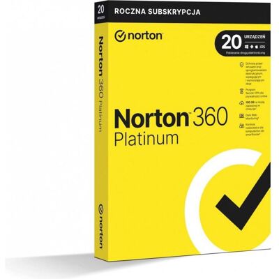 NortonLifeLock Norton 360 Platinum 100GB - Logiciel de sécurité NortonLifeLock Norton 360 Platinum 100GB - Logiciel de sécurité