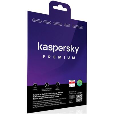 Kaspersky Premium 3 Device Envelope (ML) pour Android & iOS Kaspersky Premium 3 Device Envelope (ML) pour Android & iOS