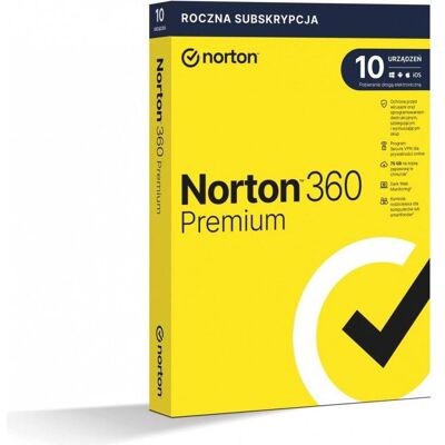 Symantec Nortonlifelock Norton 360 Premium - Support 10 Appareils - 1 An Symantec Nortonlifelock Norton 360 Premium - Support 10 Appareils - 1 An