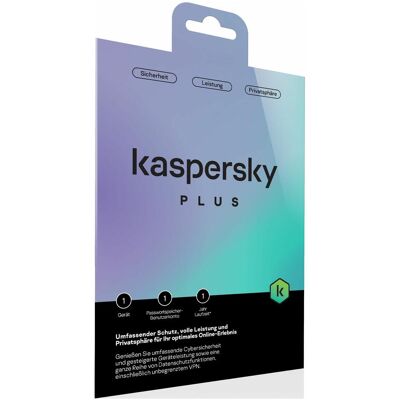 Kaspersky Plus 1 enveloppe de dispositif (ML) pour Android & iOS Kaspersky Plus 1 enveloppe de dispositif (ML) pour Android & iOS