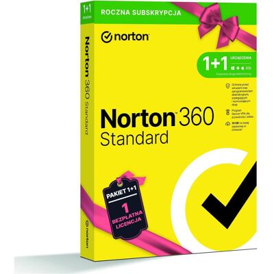 Norton Symantec 360 Standard BOX PL 1 + 1 - device - license for one year pour Norton Symantec 360 Standard BOX PL 1 + 1 - device - license for one year pour