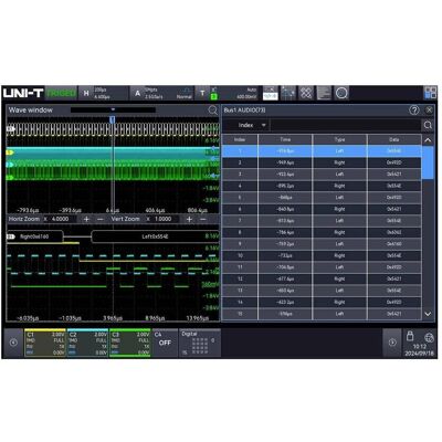Uni-T MSO3000HD-AUDIO Mess-Software Upgrade, Métrologie Uni-T MSO3000HD-AUDIO Mess-Software Upgrade, Métrologie