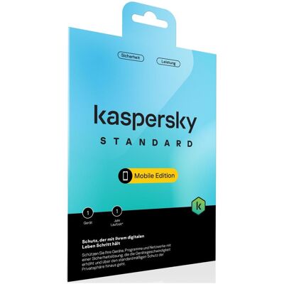 Kaspersky Mobile 1 Device Envelope (Code in a Box) pour iOS & Android & Windows Mobile Kaspersky Mobile 1 Device Envelope (Code in a Box) pour iOS & Android & Windows Mobile