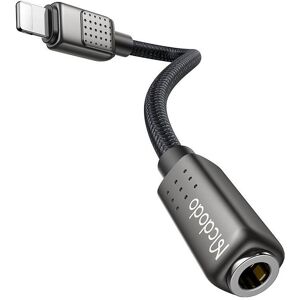 Mcdodo Adaptateur audio CA-5010 Lightning vers mini jack 3.5mm 0.11m (Adaptateur angulaire), Adaptateur audio, Noir Mcdodo Adaptateur audio CA-5010 Lightning vers mini jack 3.5mm 0.11m (Adaptateur angulaire), Adaptateur audio, Noir