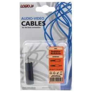 Logo Audio Adapter, Jack-Stecker (3.5mm) - Stecker (6,3 mm) weiblich, Stereo, schwarz, Blister (Adaptateur jack), Adaptateur audio, Noir Logo Audio Adapter, Jack-Stecker (3.5mm) - Stecker (6,3 mm) weiblich, Stereo, schwarz, Blister (Adaptateur jack), Adaptateur audio, Noir