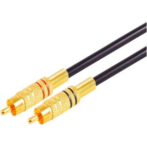 Shiverpeaks S/CONN maximum connectivity Câble audio RCA - 2 connecteurs RCA métalliques vers 2 connecteurs RCA (5 m, Câbles Cinch), Câble audio Shiverpeaks S/CONN maximum connectivity Câble audio RCA - 2 connecteurs RCA métalliques vers 2 connecteurs RCA (5 m, Câbles Cinch), Câble audio
