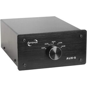 Dynavox AUX-S Commutateur audio RCA Noir, Hub Dynavox AUX-S Commutateur audio RCA Noir, Hub