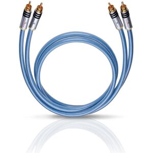 Oehlbach XXL Series 2/Cool Silver (0.75 m, Câbles Cinch), Câble audio Oehlbach XXL Series 2/Cool Silver (0.75 m, Câbles Cinch), Câble audio