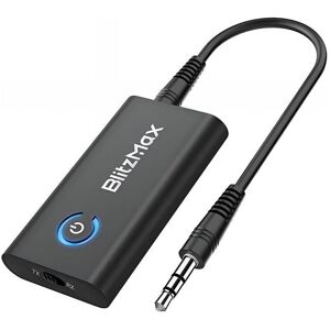 BlitzWolf BlitzMax BT05 (Emetteur & Récepteur), Adaptateur audio Bluetooth, Noir BlitzWolf BlitzMax BT05 (Emetteur & Récepteur), Adaptateur audio Bluetooth, Noir