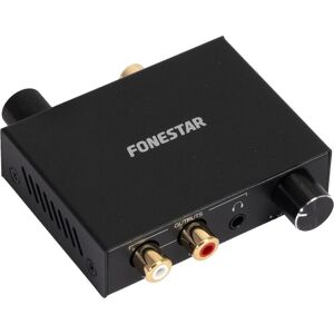 Fonestar FO-42DAV (Numérique -> Analogique), Adaptateur audio, Noir Fonestar FO-42DAV (Numérique -> Analogique), Adaptateur audio, Noir
