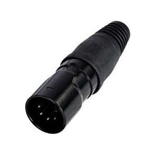 Rean RCX5M-Z-001-1 Connecteur XLR mâle, droit Nombre de pôles (num.) : 5 1 pc., Connecteur audio, Noir Rean RCX5M-Z-001-1 Connecteur XLR mâle, droit Nombre de pôles (num.) : 5 1 pc., Connecteur audio, Noir