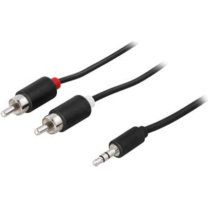 Deltaco câble audio - 3 m (3 m, Câbles Cinch), Câble audio Deltaco câble audio - 3 m (3 m, Câbles Cinch), Câble audio