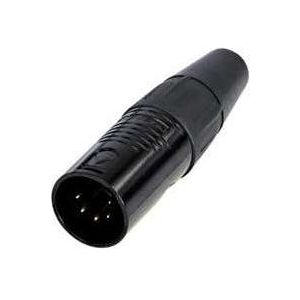 Rean RC5M-B Connecteur XLR mâle, droit Nombre de pôles (num.) : 5 1 pc., Connecteur audio, Noir Rean RC5M-B Connecteur XLR mâle, droit Nombre de pôles (num.) : 5 1 pc., Connecteur audio, Noir