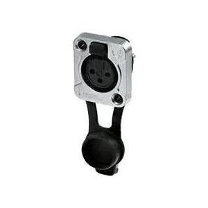 Rean RRX3F-Z-001-1 Connecteur XLR femelle, montage Nombre de pôles (num) : 3 1 pc., Connecteur audio, Noir Rean RRX3F-Z-001-1 Connecteur XLR femelle, montage Nombre de pôles (num) : 3 1 pc., Connecteur audio, Noir