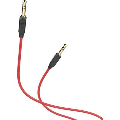 Hoco Cable Cable AUX Jack 3,5 mm to Jack 3,5 mm 1 m UPA11 black (1 m, Câble AUX), Câble audio Hoco Cable Cable AUX Jack 3,5 mm to Jack 3,5 mm 1 m UPA11 black (1 m, Câble AUX), Câble audio