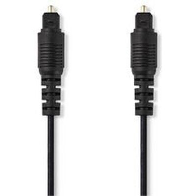 Nedis Câble audio optique, TosLink mâle - TosLink mâle, 5.0 m, Noir (5 m, Câble Toslink), Câble audio Nedis Câble audio optique, TosLink mâle - TosLink mâle, 5.0 m, Noir (5 m, Câble Toslink), Câble audio