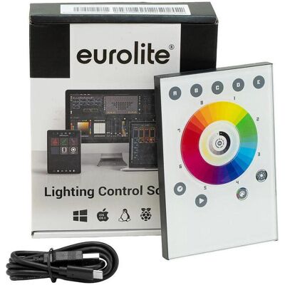EuroLite TOUCH-512 Lecteur autonome blanc, Commande d'éclairage EuroLite TOUCH-512 Lecteur autonome blanc, Commande d'éclairage