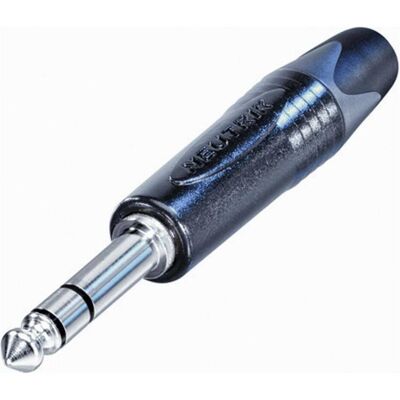 Neutrik Connecteur jack 6.35 mm mâle, droit Nombre de pôles/broches : 3 Stéréo Noir NP3X-BAG-CON 1 pc., Connecteur audio, Noir Neutrik Connecteur jack 6.35 mm mâle, droit Nombre de pôles/broches : 3 Stéréo Noir NP3X-BAG-CON 1 pc., Connecteur audio, Noir