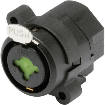 Adaptateur XLR Hicon HI-XJEF6S - Prise XLR femelle, jack stéréo 6,35 mm Adaptateur XLR Hicon HI-XJEF6S - Prise XLR femelle, jack stéréo 6,35 mm