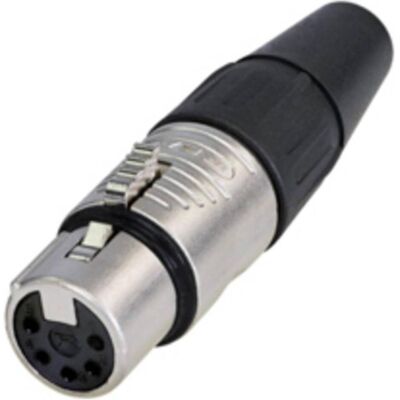 Connecteur XLR 5 broches Rean RC5F - Droit Connecteur XLR 5 broches Rean RC5F - Droit