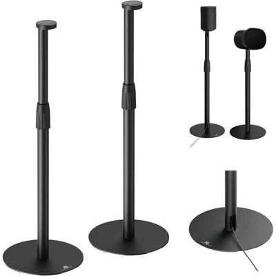 Maclean Bodenhalterung für Sonos Lautsprecher Sonos Era 100 & 300 MC-496 (Set, Réglable en hauteur), Pied + support mural pour enceinte, Noir Maclean Bodenhalterung für Sonos Lautsprecher Sonos Era 100 & 300 MC-496 (Set, Réglable en hauteur), Pied + support mural pour enceinte, Noir