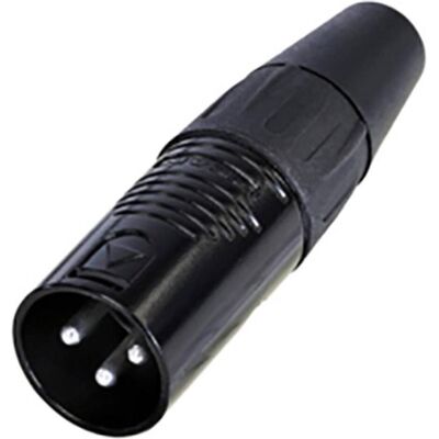 Rean RC3M-BAG - Connecteur XLR mâle 3 broches Rean RC3M-BAG - Connecteur XLR mâle 3 broches