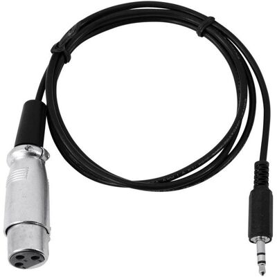 EuroLite XLR – 3.5 mm Klinke (1 m, Câble AUX, Câbles XLR), Câble audio EuroLite XLR – 3.5 mm Klinke (1 m, Câble AUX, Câbles XLR), Câble audio