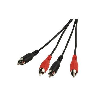 Valueline CABLE-452/5 / Câble audio/vidéo / 2x CINCH - 2x CINCH / 5 m (5 m, Câbles Cinch), Câble audio Valueline CABLE-452/5 / Câble audio/vidéo / 2x CINCH - 2x CINCH / 5 m (5 m, Câbles Cinch), Câble audio