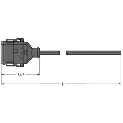 Turck Français Connecteur de vanne DT06 Câble de raccordement DT06-12S-A-2/TXL (2 m), Câble d'alimentation, Noir Turck Français Connecteur de vanne DT06 Câble de raccordement DT06-12S-A-2/TXL (2 m), Câble d'alimentation, Noir