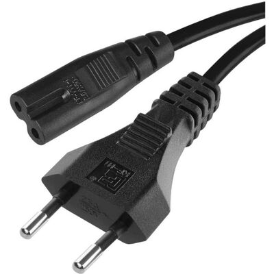 Emos Câble d'alimentation pour TV LCD, DVD/CD (1.75 m), Câble d'alimentation, Noir Emos Câble d'alimentation pour TV LCD, DVD/CD (1.75 m), Câble d'alimentation, Noir