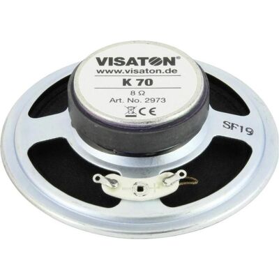 Visaton K 70 - 8 Ω - Mini haut-parleur 2,8 pouces - Noir Visaton K 70 - 8 Ω - Mini haut-parleur 2,8 pouces - Noir