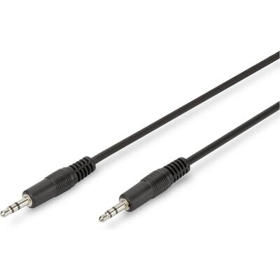 Digitus jack 3,5 mm - jack 3,5 mm (1.50 m, Câble AUX), Câble audio Digitus jack 3,5 mm - jack 3,5 mm (1.50 m, Câble AUX), Câble audio