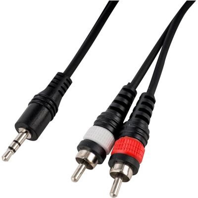 Cascha HH 2098 (3 m, Câble AUX, Câbles Cinch), Câble audio Cascha HH 2098 (3 m, Câble AUX, Câbles Cinch), Câble audio