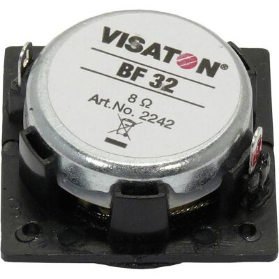 Visaton Haut-parleur large bande BF 32 - 4 ohms, Composants du haut-parleur, Argent Visaton Haut-parleur large bande BF 32 - 4 ohms, Composants du haut-parleur, Argent