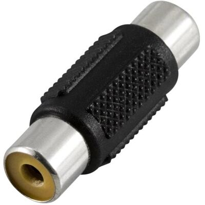 Deltaco RCA Female to Female Adapter (Adaptateur angulaire), Adaptateur audio Deltaco RCA Female to Female Adapter (Adaptateur angulaire), Adaptateur audio