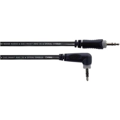 Câble audio stéréo Cordial 1,5 m - Jack 3,5 mm - Bouclier en PVC Câble audio stéréo Cordial 1,5 m - Jack 3,5 mm - Bouclier en PVC