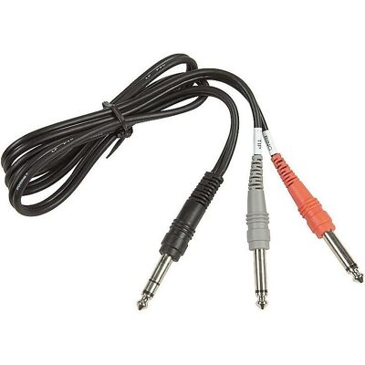 Hosa STP-202 Insert Cable 1/4 In TRS To Dual 1/4 In TS 2 M (2 m), Câble audio Hosa STP-202 Insert Cable 1/4 In TRS To Dual 1/4 In TS 2 M (2 m), Câble audio