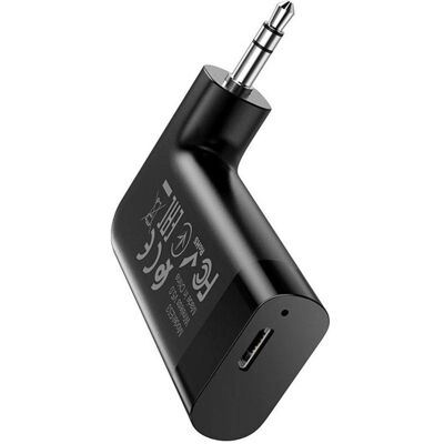 Hoco - Audio Adapter Bluetooth Dawn (E53) - Aux Jack 3.5mm - Black (Récepteur), Adaptateur Bluetooth, Noir Hoco - Audio Adapter Bluetooth Dawn (E53) - Aux Jack 3.5mm - Black (Récepteur), Adaptateur Bluetooth, Noir