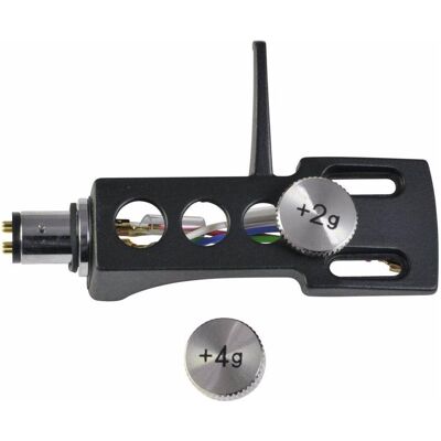 Omnitronic Support de système Headshell avec poids sw (Porte-cellule), Platine : accessoires, Noir Omnitronic Support de système Headshell avec poids sw (Porte-cellule), Platine : accessoires, Noir