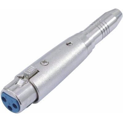 Adaptateur Omnitronic 30226550 XLR - XLR vers mono jack 6,3mm - Argent Adaptateur Omnitronic 30226550 XLR - XLR vers mono jack 6,3mm - Argent