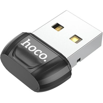 Hoco Adaptateur BT UA18 BT, noir (Emetteur & Récepteur), Adaptateur Bluetooth, Noir Hoco Adaptateur BT UA18 BT, noir (Emetteur & Récepteur), Adaptateur Bluetooth, Noir