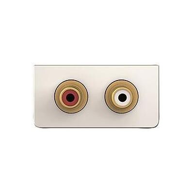 Kindermann Konnect design - Audio 7454000510 2xCinch Cache 1/2 avec fouet de câble ws (Câbles Cinch), Câble audio Kindermann Konnect design - Audio 7454000510 2xCinch Cache 1/2 avec fouet de câble ws (Câbles Cinch), Câble audio