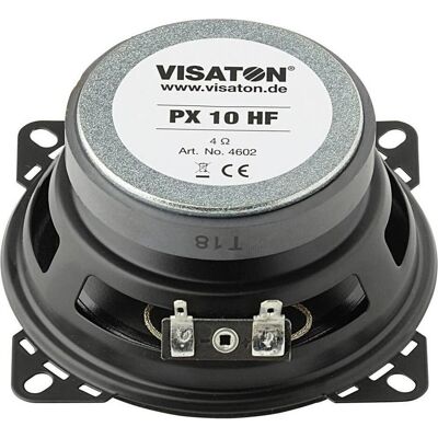 Visaton PX 10 HF - 4 Ohm Enceinte 2 voies encastrable 1 pce, Composants du haut-parleur, Noir Visaton PX 10 HF - 4 Ohm Enceinte 2 voies encastrable 1 pce, Composants du haut-parleur, Noir