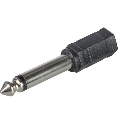 Falcon Eyes Adaptateur de prise jack SCA-63 3,5 vers 6,3 mm (Adaptateur jack), Adaptateur audio, Noir Falcon Eyes Adaptateur de prise jack SCA-63 3,5 vers 6,3 mm (Adaptateur jack), Adaptateur audio, Noir